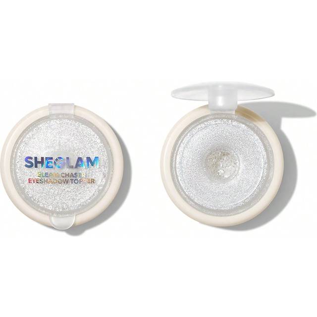 SHEGLAM Gleam Chaser Eyeshadow Topper-Frosting Silver Diamond Glitter Eyeshadow Powder Shimmer Finish Blendable Smooth Shiny Eyeshadow Father&#39;s Day Graduation