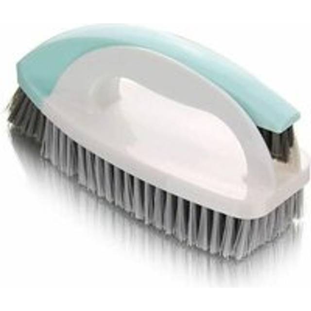 Rose - Pink 2 in 1 Cleaning Brush Scrubber Brushes with Handle for Kitchen Bathroom