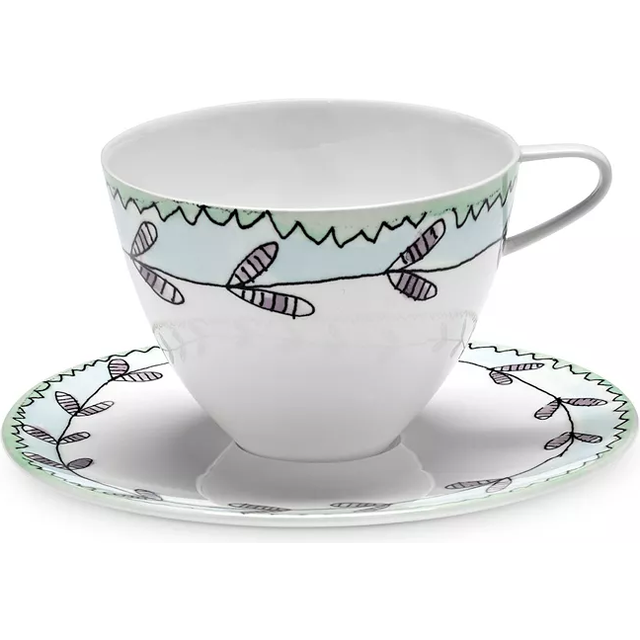 Blossom Milk Cappuccino Cup With Saucer