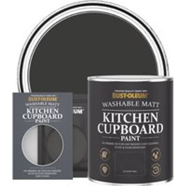 Rust-Oleum Kitchen Cupboard Paint, Matt finish - Dark Magic - 10ml - Black
