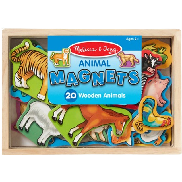 Melissa & Doug Wooden Animal Magnets
