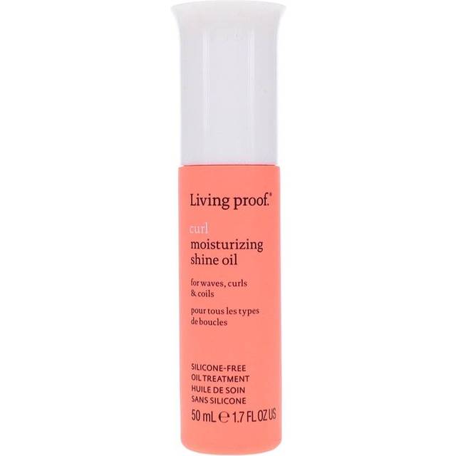 Living Proof Curl Moisturizing Shine Oil | Återfuktande hårolja för glänsande och friska lockar | Frissig kontroll, icke-tynger | 50 ml