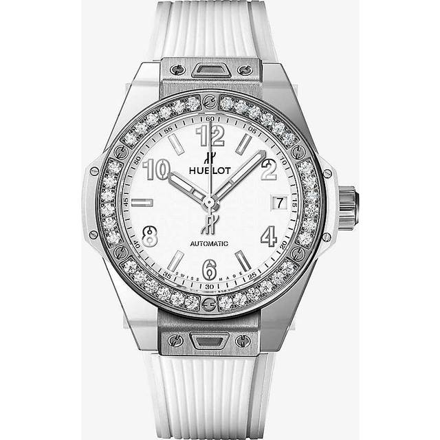 Hublot White 465.se.2010.rw.1204 Big Bang Stainless-steel and 1.00ct Diamond Automatic Watch 1 Size - WHITE
