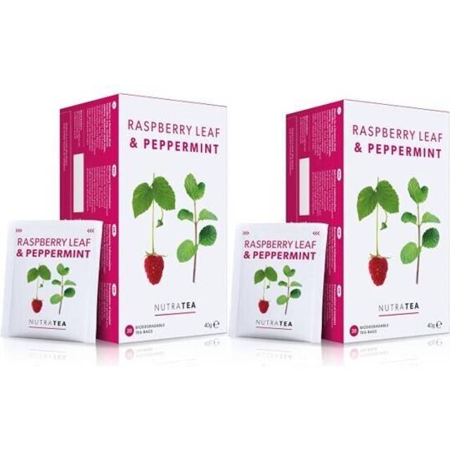 Nutratea Raspberry Leaf & Peppermint - 20 Herbal Tea Bags