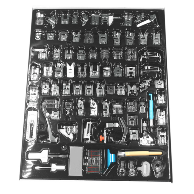 moresk-82PCS Sewing Machine Presser Foot Press for Singer Kit