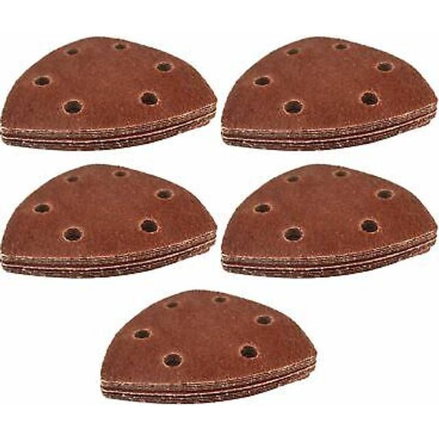 Hook/loop Sanding Abrasive Discs Pads 90mm Sanding Triangle 50 Pk Mixed Grit