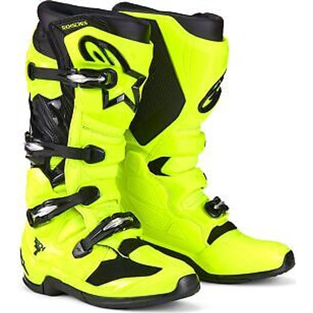 Alpinestars Tech 7 Motocross Boots, black-yellow, Size 49 50 for Men