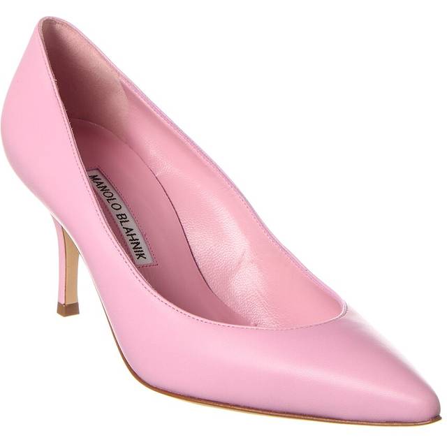 Manolo Blahnik Kietta 70 Leather Pump