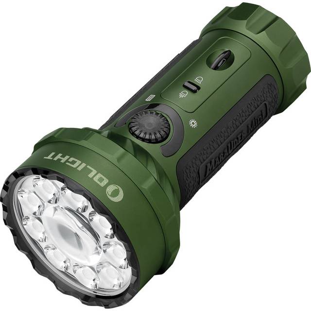 Olight Marauder Mini Olive Drab Green flashlight - 7000 lumens, 600 m range