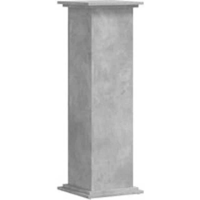 vidaXL Plant Stand Concrete Grey 33x33x100 cm Engineered Wood