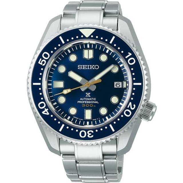 Seiko Prospex Sla023j1 Men's Automatic Diver's Watch - Blue Dial, Stainless Steel Bracelet