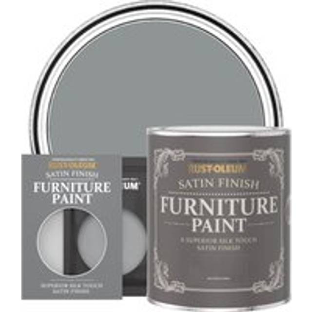 Rust-Oleum Satin Furniture Paint - MID ANTHRACITE - 10ml - Grey