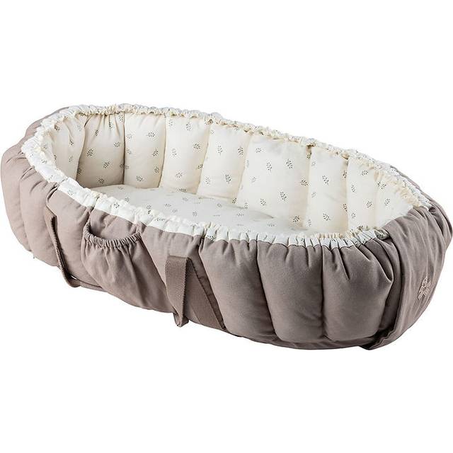 Sebra Babynestchen 3-I-1 Sophora-Blätter Beige One Size Babynestchen