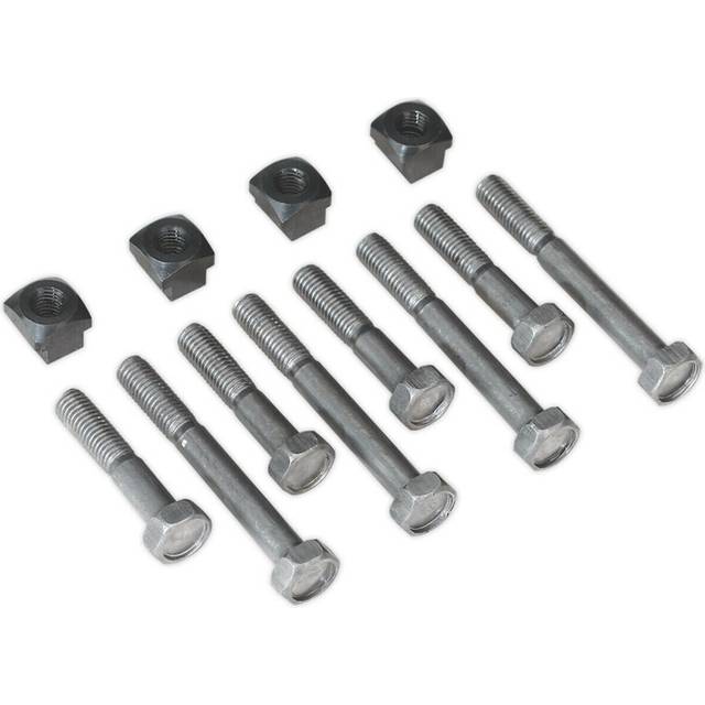 12 Piece T-Nut & Bolt Set - Suitable for ys08834 6 Speed Metalworking Lathe
