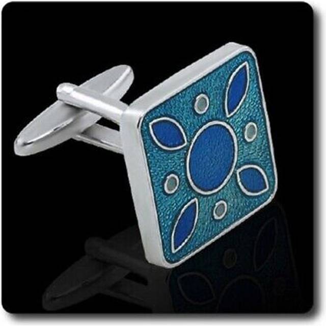 Stones And Minerals. Cufflinks Art Design.