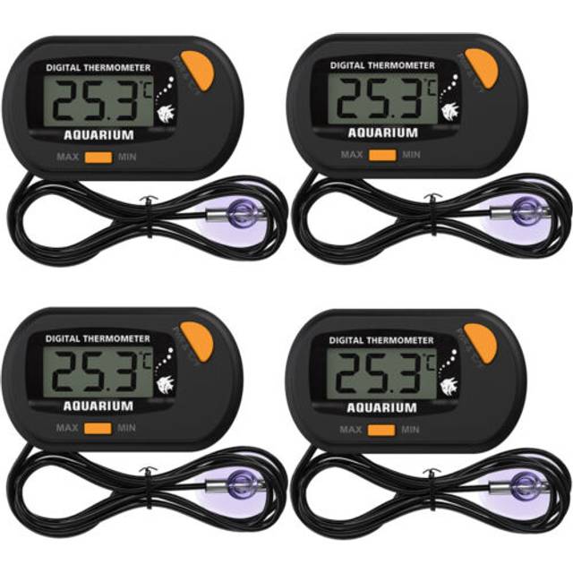 1/2/4pcs digital aquarium fish tank thermometer temperature freezer water gauge