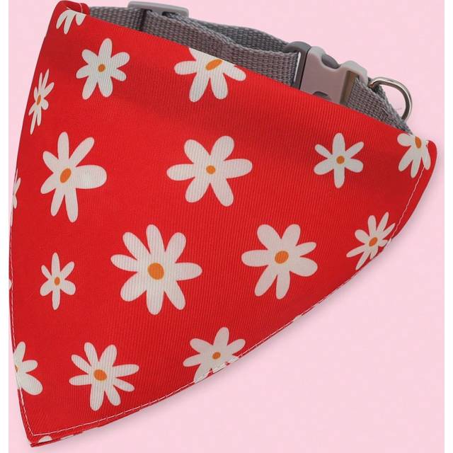 Supet One Piece Cartoon Pattern Pet Dog Bandana With Collar And Drool Bib, Indoor And Outdoor Universal Triangle Scarf