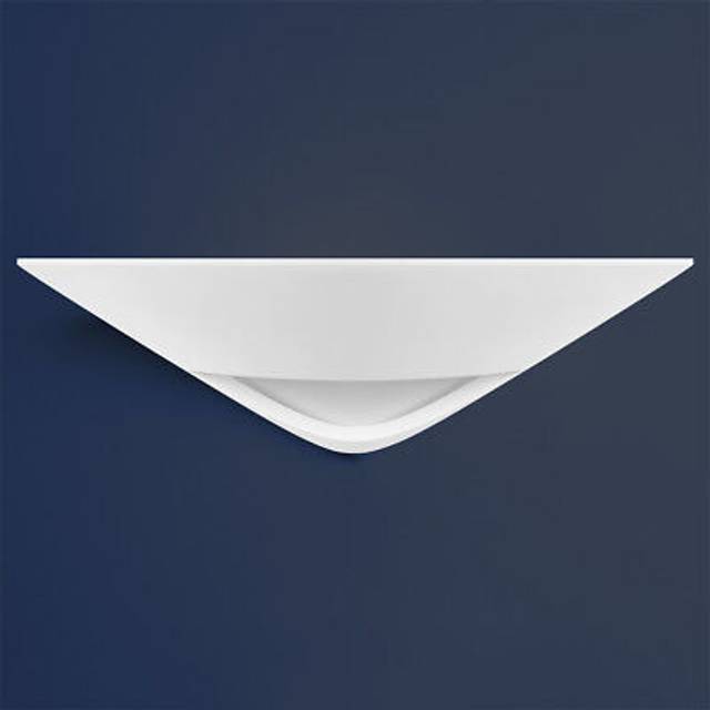 Modern half round moon white ceramic contemporary indoor wall light lamp b811