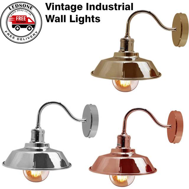 Modern Industrial Vintage Retro Rustic Sconce Wall Light Lamp Fitting Fixture