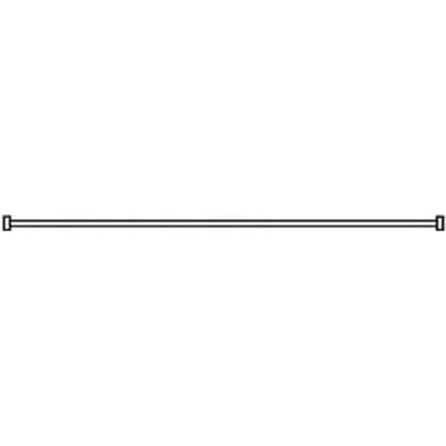 Akw straight shower curtain rail 2135mm wide including fittings