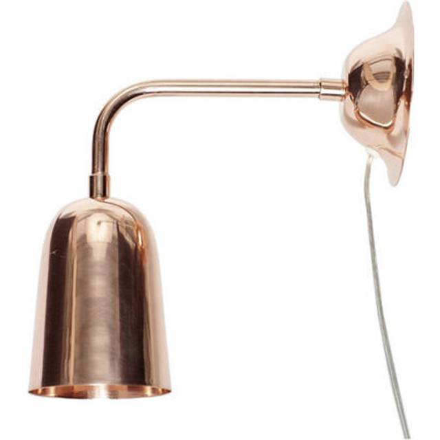 Modern large wall lamp copper danish design by hubsch