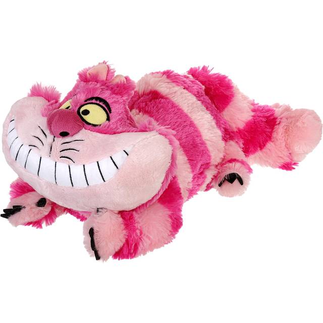 Disney Store Official Cheshire Cat Plush - 'Alice in Wonderland' 14-Inch Toy - Vibrant Striped Design  Iconic Grin - Magical Gift for Fans  Collectors