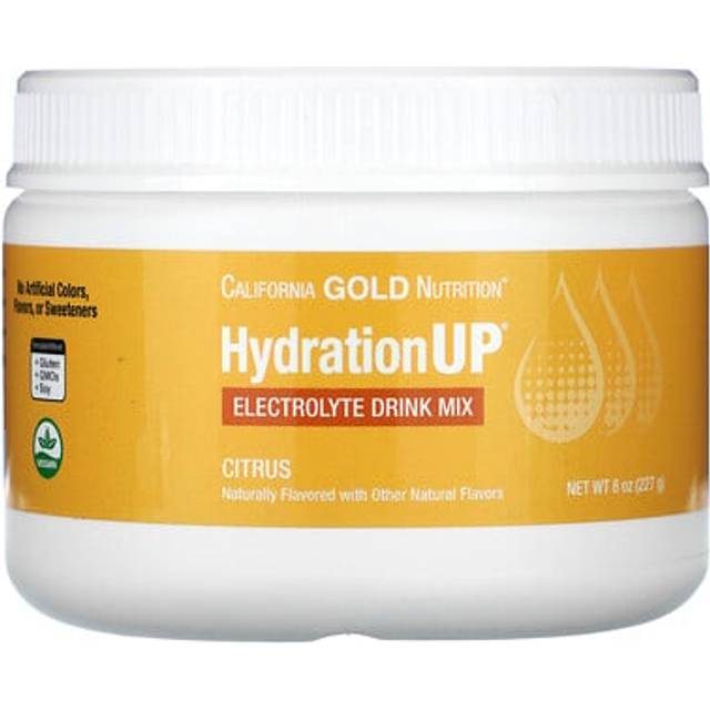 California Gold Nutrition, HydrationUP, Electrolyte Drink Mix Powder, Citrus, 8 oz (227 g)