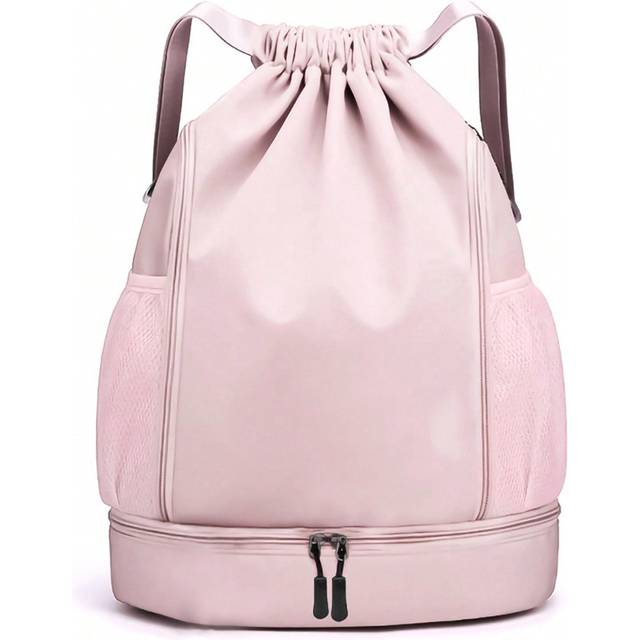 SHEIN Fashion Drawstring Backpack New Casual Backpack For Men And Women Outdoor Mountaineering Oxford Cloth Fitness Backpack Drawstring Bag Rucksack Basketb