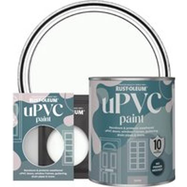 Rust-Oleum uPVC Paint, Satin Finish - MOONSTONE - 10ml - White