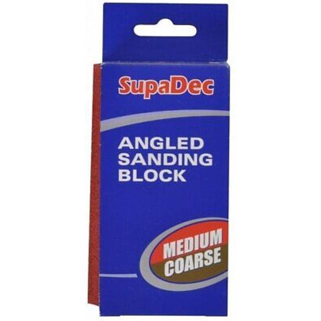 SupaDec Angled Sanding Block Medium/coarse