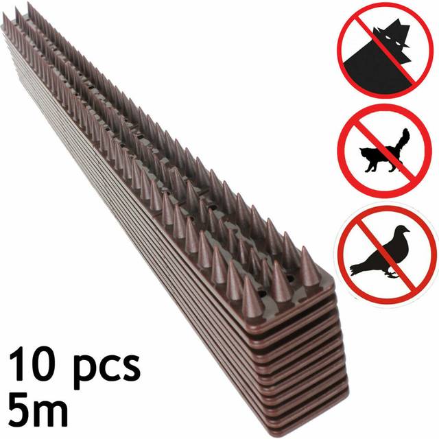 Fence Wall SECURITY SPIKES Intruder Burglar Deterrent Repellent Bird Cat Guard