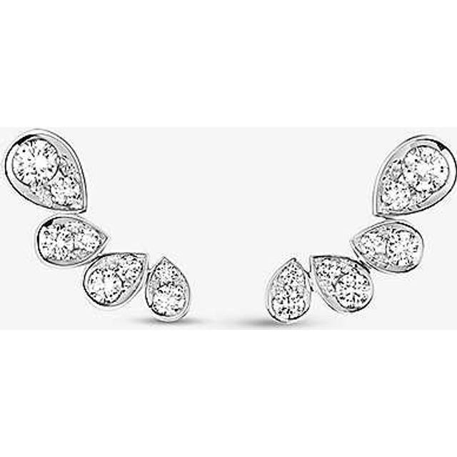 Chaumet Womens White Gold Jos&#233;phine Ronde D&#39;aigrettes 18ct White-gold and 0.56ct Brilliant-cut Diamond Earrings - WHITE GOLD