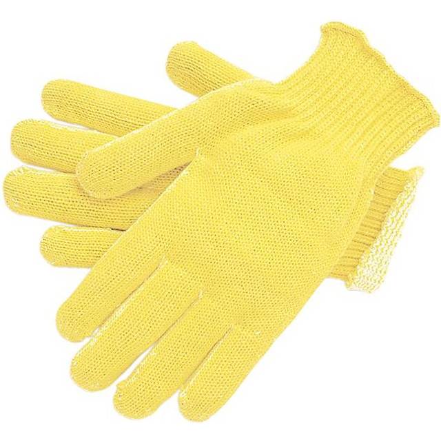 7 Gauge Cut Pro Kevlar Work Gloves with Regular Weight Cotton Interior - Large - Pack of 12