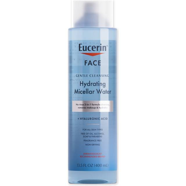 Eucerin, Face, Hydrating Micellar Water, Unscented, 13.5 fl oz (400 ml)