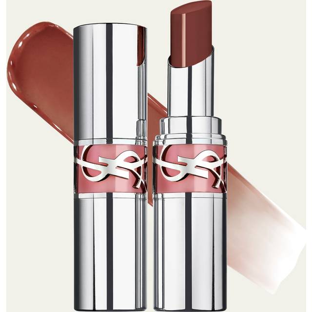Yves Saint Laurent  Lipstick YSL Loveshine Labial Efecto Brillo Mojado _207 SCENIC BROWN