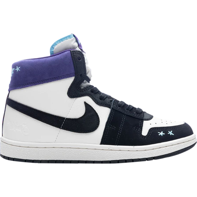 Women s Opium Air Ship SP Sneakers Black / Court Purple - White (7.5)