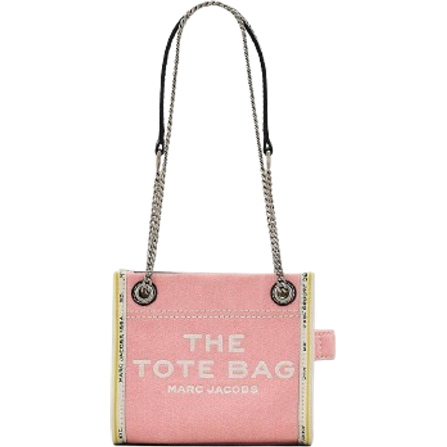 Marc Jacobs The Denim Chain Mini Tote Bag - Pink