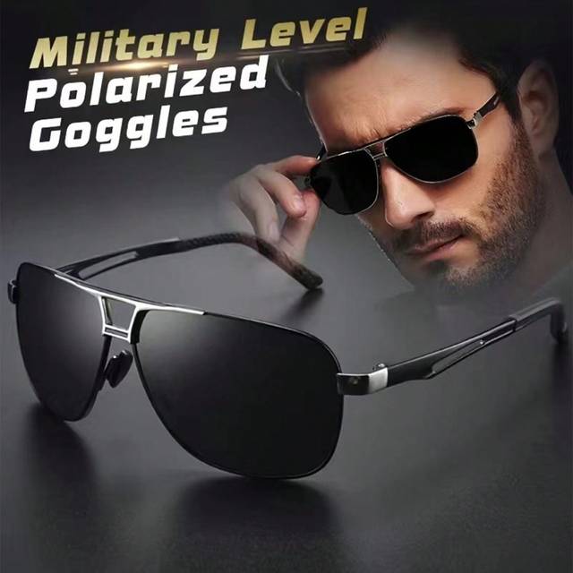 SHEIN 1pc 2024 New Polarized Fashion Glasses For Men, Fashion Night Vision Driving Fishing Dual Use Glasses Beach Accessories Glasses Shades Looks Street St