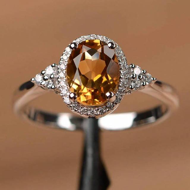 SHEIN 1pc New Black Zirconia Ring, Women Engagement Jewelry