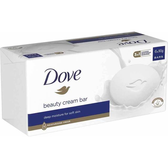 Dove Moisturising Soap Beauty Cream Bar 6 x 90g