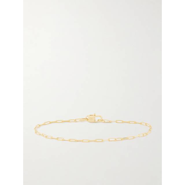 Hatton Labs - Paperclip Gold-Plated Silver Chain Bracelet - Men - Gold - M