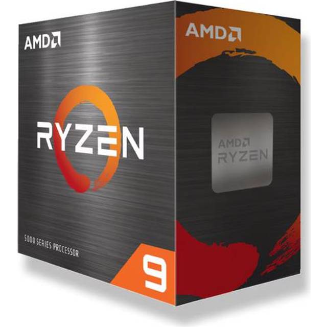 AMD Ryzen™ 9 5900 XT Processor, 16 kärnor/32 trådar, Zen 3-arkitektur, 72MB L3 cache, 105W TDP, upp till 4,8 GHz frekvens boost, Socket AM4, DDR4 och PCIe 4.0, Ventiradfri