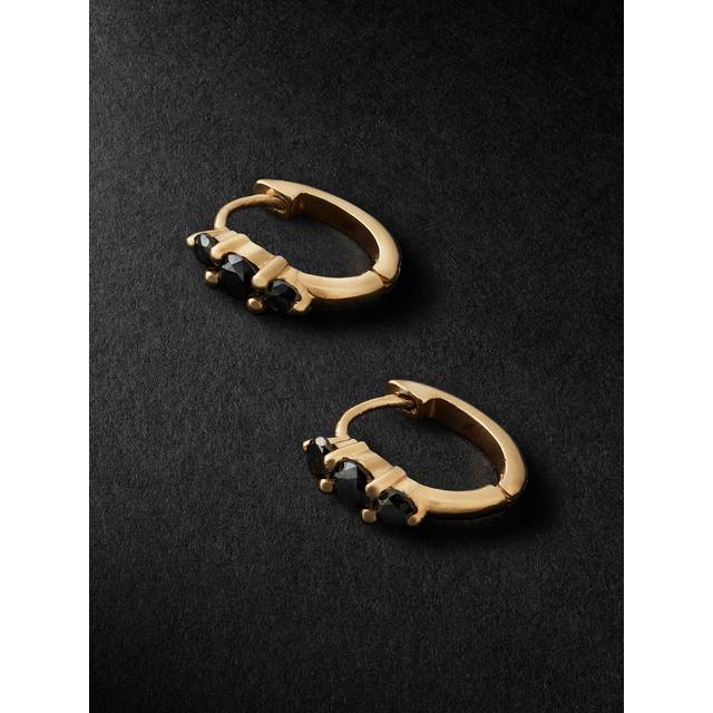 Ileana Makri - Gold Diamond Hoop Earrings - Men - Gold