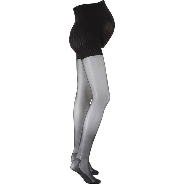 SupCare Maternity Support Tights 15-21mmHg - Black - XL, Closed Toe