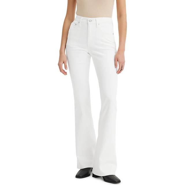 726™ utsvängda jeans med hög midja - White - 28X30
