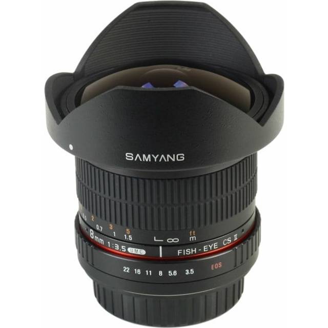 SAMYANG 8 mm f/3.5 UMC CS II fisheye Lens - for Canon