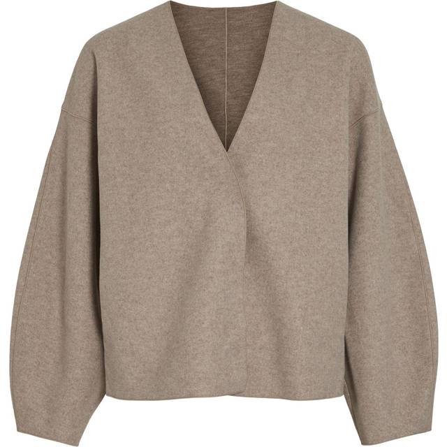 Vila dam Vijuice Loose L/S jacket-Noos, Naturlig blandning, numeric_36