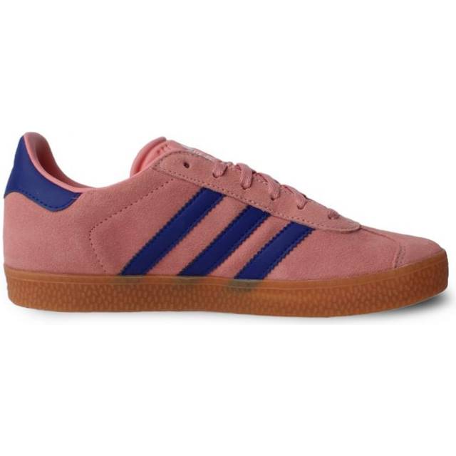 adidas Pink Gazelle Girls Youth Trainers - Pink/Blue