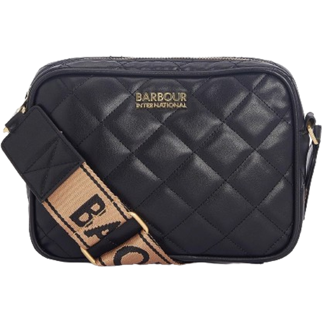 Barbour International Quilted Sloane Crossbody Bag - Black, Black, Women