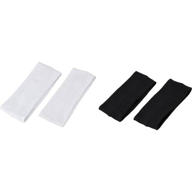 4Pcs Fashion Women Cotton Yoga Hair Band Sports Sweat Lady Headband Popular Women Hair Accessories Black & White
